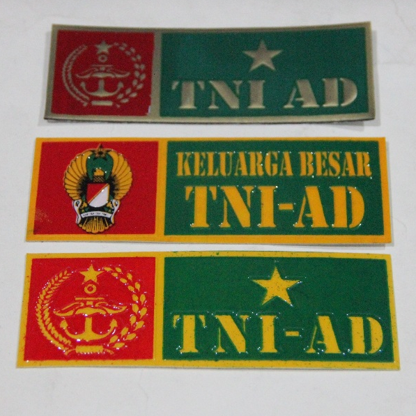 

Stiker Plat Embos TNI AD | Aksesoris Kendaraan