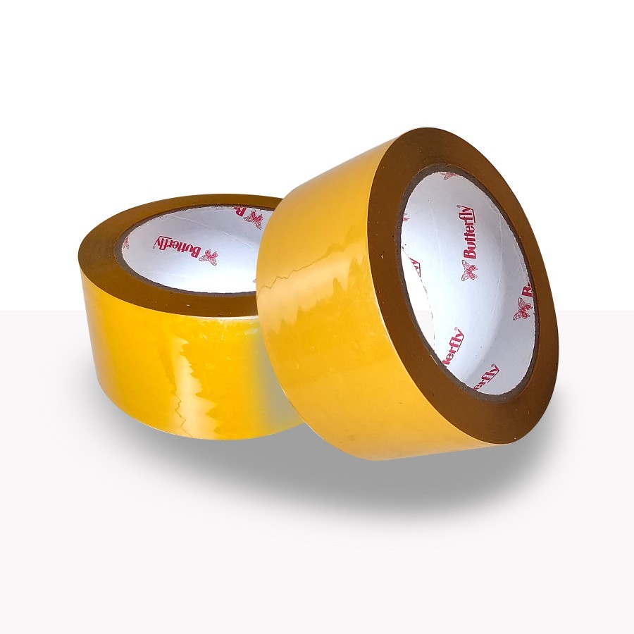 

Butterfly OPP Tape Lakban Coklat Bening