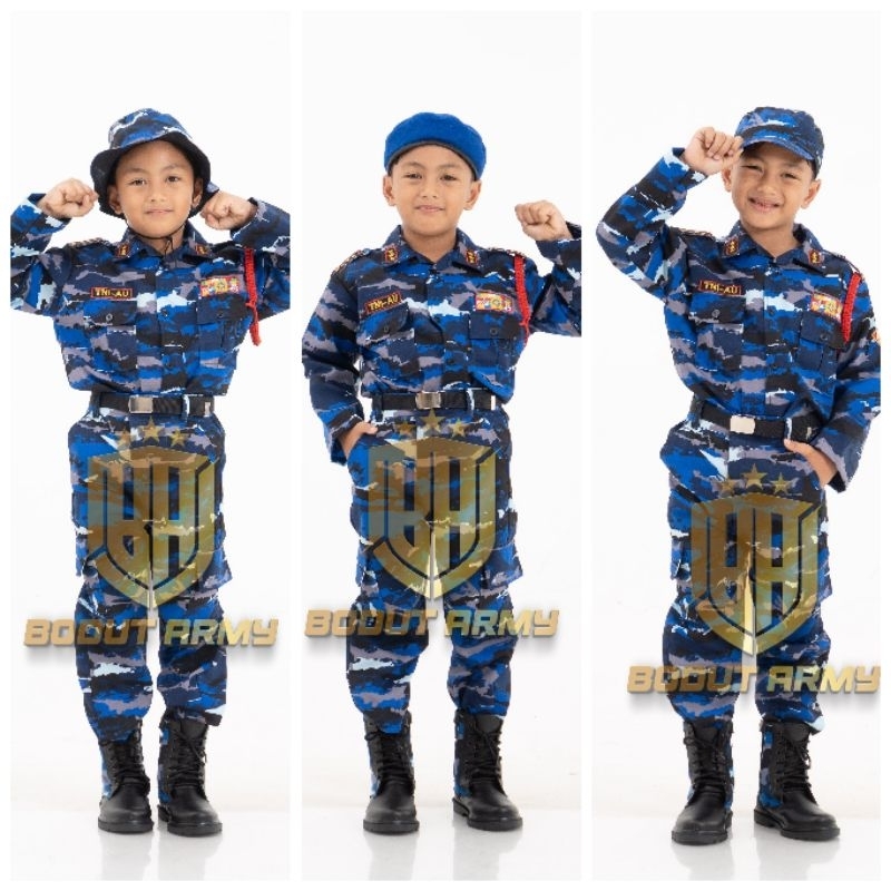 SERAGAM BAJU FASHION KOSTUM ANAK PROFESI TNI ANGKATAN UDARA LORENG/KOSTUM TNI AU ANAK LORENG ANGKATA