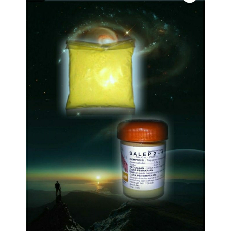 salep 2-4 zwafel ciubros plus belerang sulfur bubuk obat infeksi jamur gatal selangkangan jerawat pu