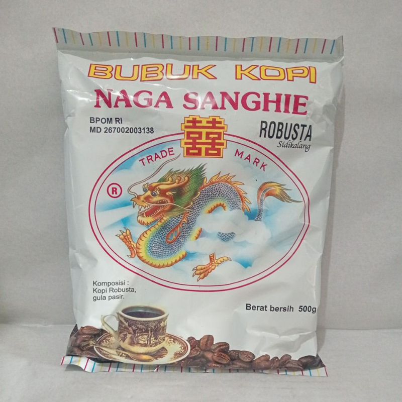 

Naga Shanghie Bubuk Kopi Robusta Sidikalang 500g