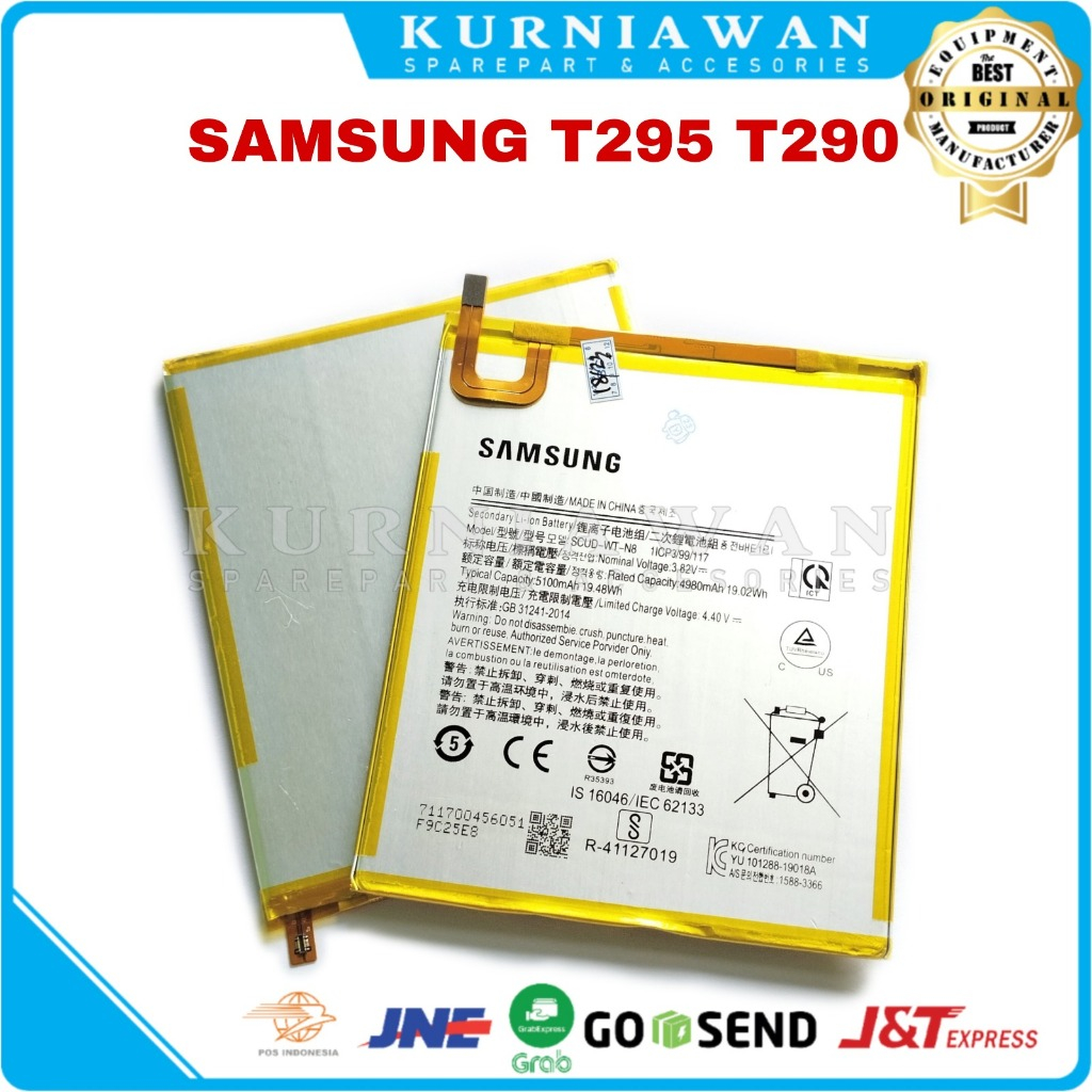 Baterai Samsung Tab A8 T295 T290 Batrai