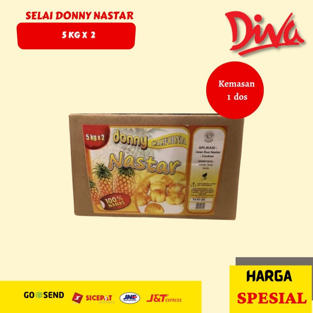 

Donny Nastar 1 Dos | Selai Nastar 5 kg | Selai Donny 5 kg x 2