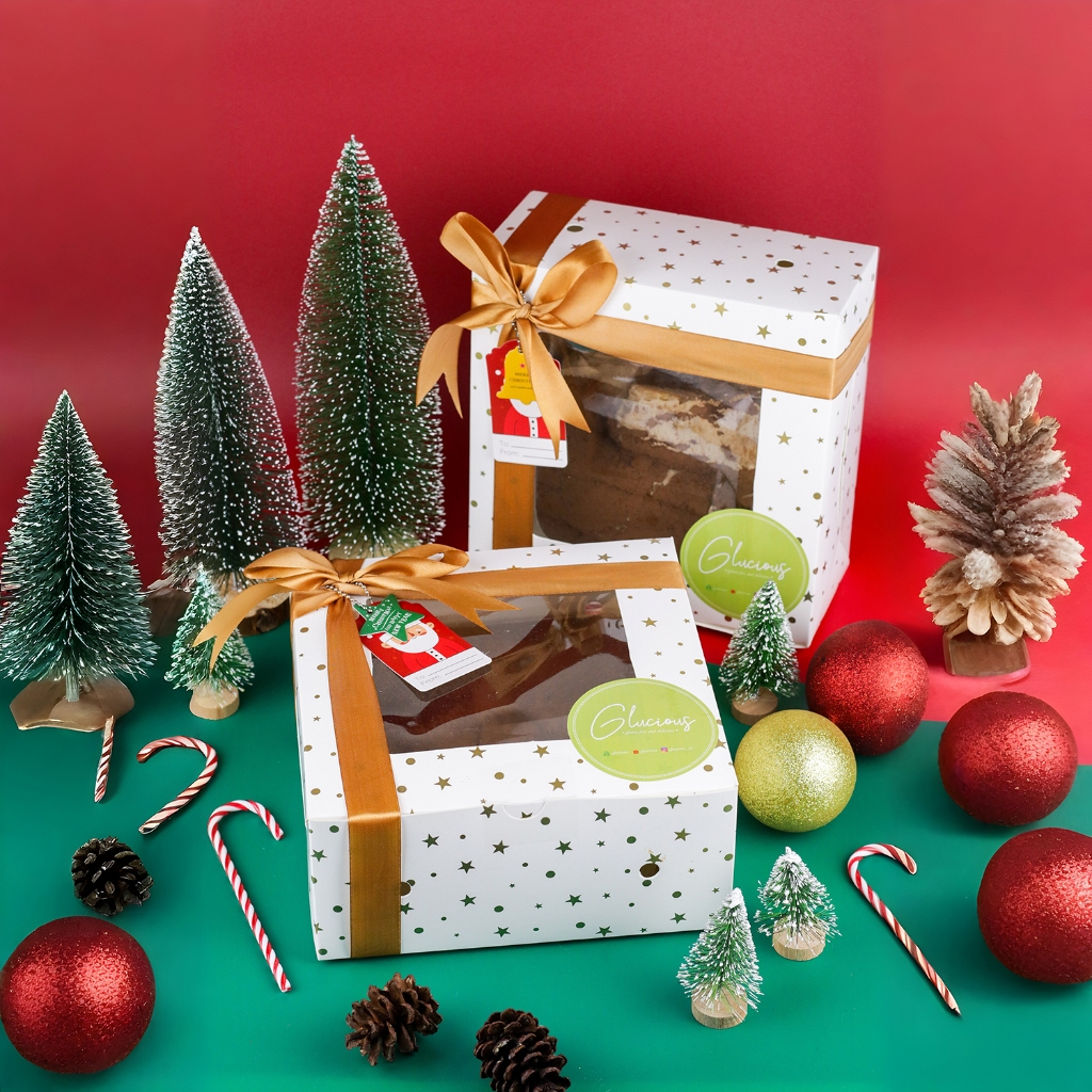 

Hampers Natal Christmas Gluten-free Dairy-free Creamy Tiramisu Cake