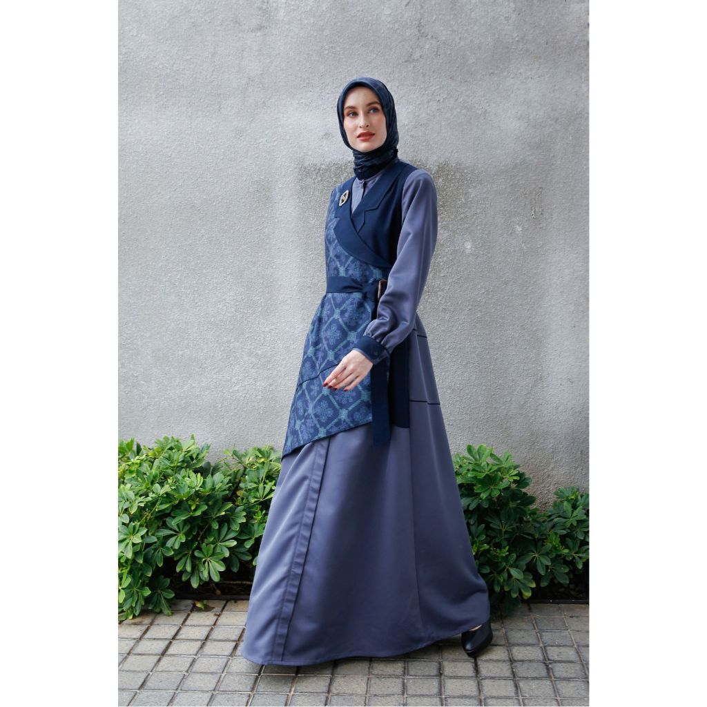 Workwear Wanita - Nina Nugroho - 2in1 Charade Keumala Dress
