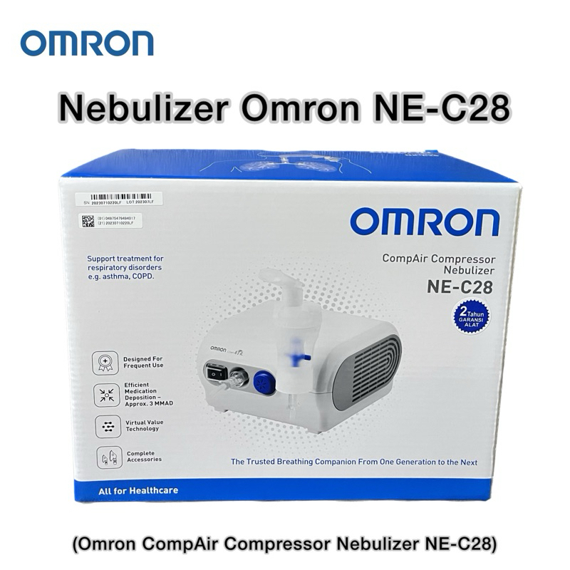 NEBULIZER OMRON TYPE NE-C28 (ALAT UAP/INHALASI)