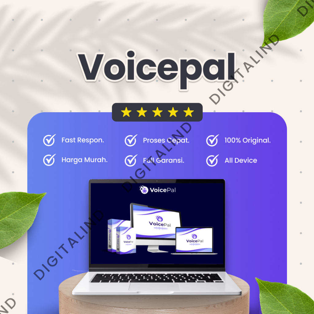 VOICEPAL AI UNLIMITED TOOLS TEXT TO SPEECH BERGARANSI