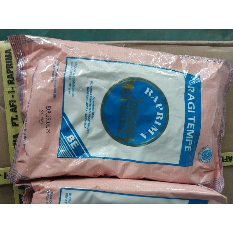 

Ragi Tempe RAPRIMA 500 gram Aman dan Kualitas Terbaik