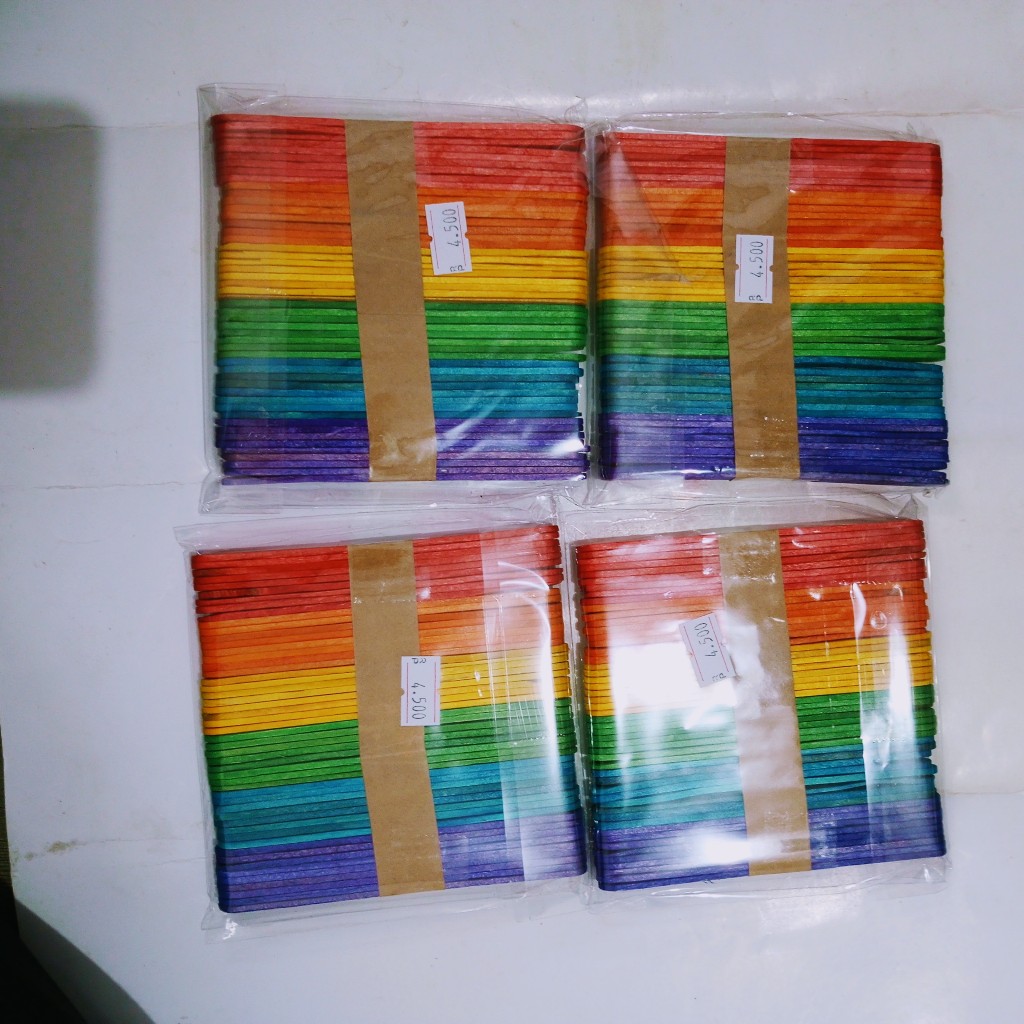 Stik kayu mainan keterampilan || stik lebih tebal