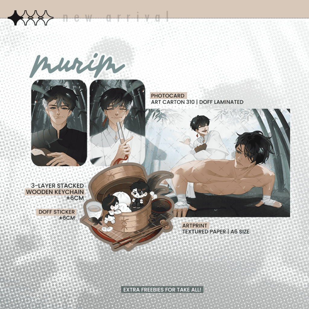 murim pack & keychain ┊ orv merch by crysie