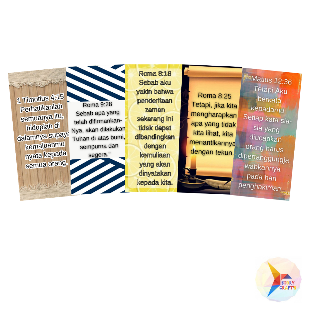 

Hiasan Scrapbook Sticker Ayat Emas Alkitab Tema Ilmu Pengetahuan Dan Masa Depan