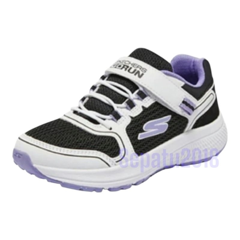 Sepatu Anak Laki-laki dan Anak Perempuan Skechers Go Run Consistent 'Black Blue White'