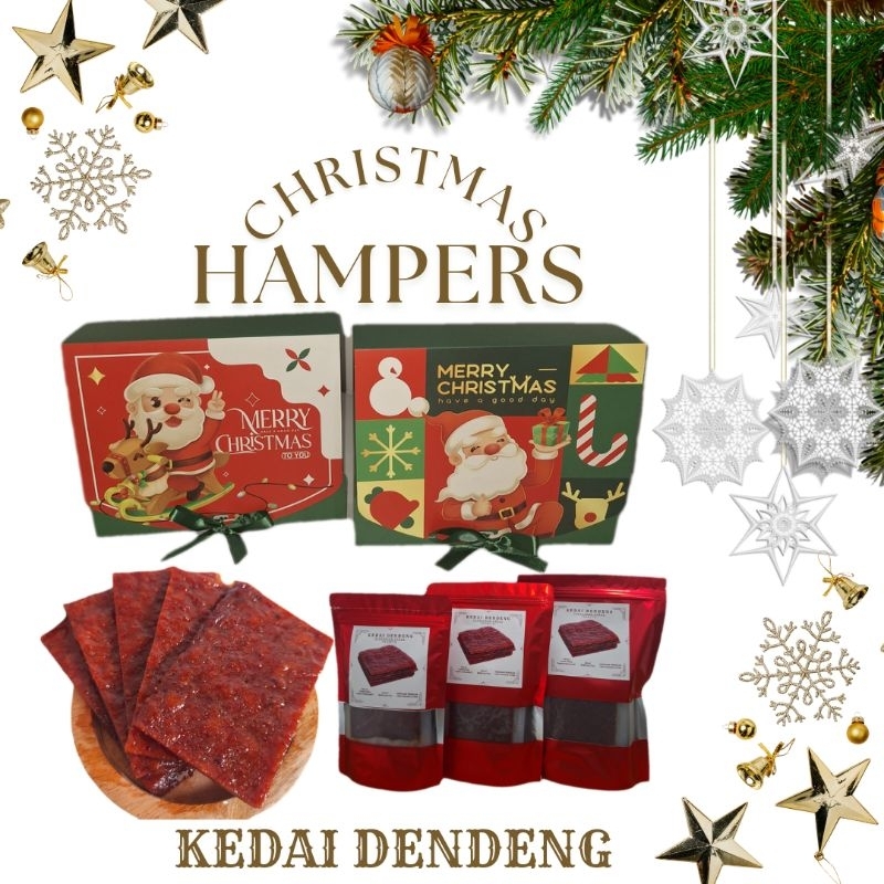 

christmas Hampers/Hampers Dendeng/Bakkwa ayam/dendeng ayam/dendeng kering/dendeng singapore/dendeng manis.