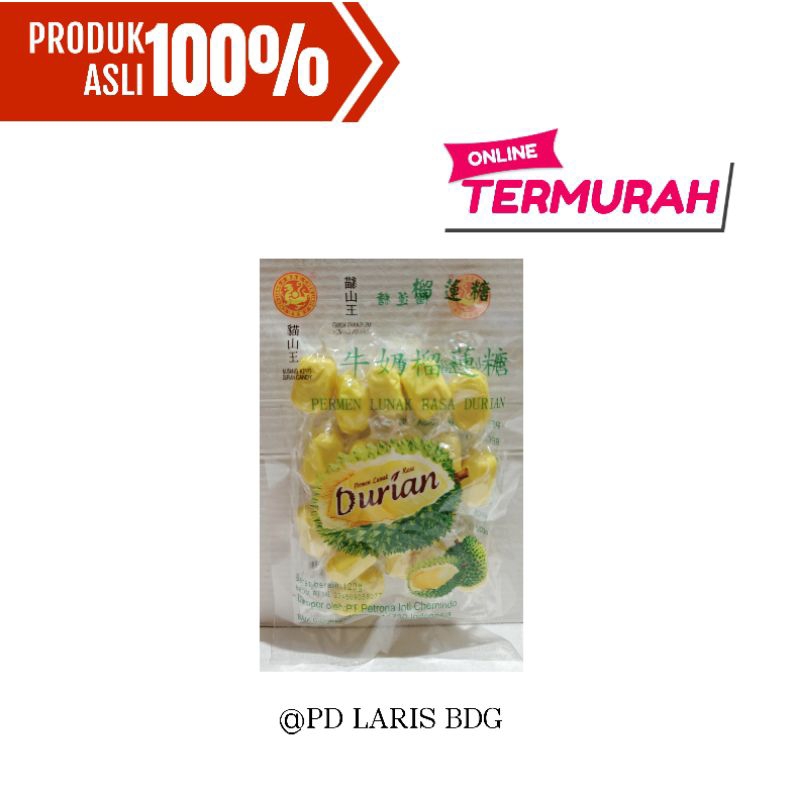 

Chen Liang Ji Musang King Durian Candy 120gr / Permen Lunak Rasa Durian / Permen Viral / Permen Durian / Permen Imlek