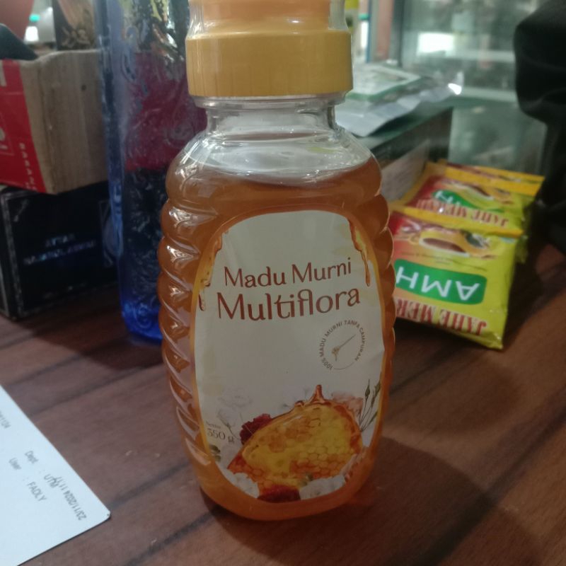 

Madu Murni Multiflora 350gr - Madu Manis, Madu Asli, Dipanen oleh Peternak yang Berpengalaman