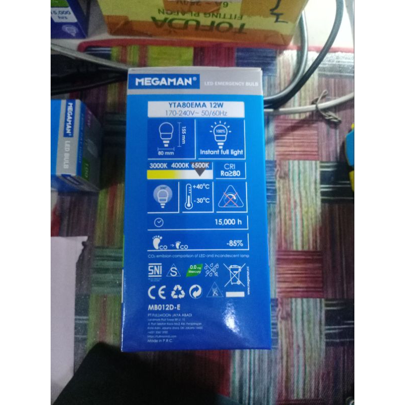 Lampu Led 12watt Magic Emergency AC  220volt