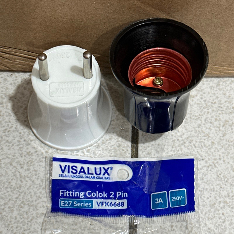 fiting colok/fiting steker/fiting lampu colok visalux