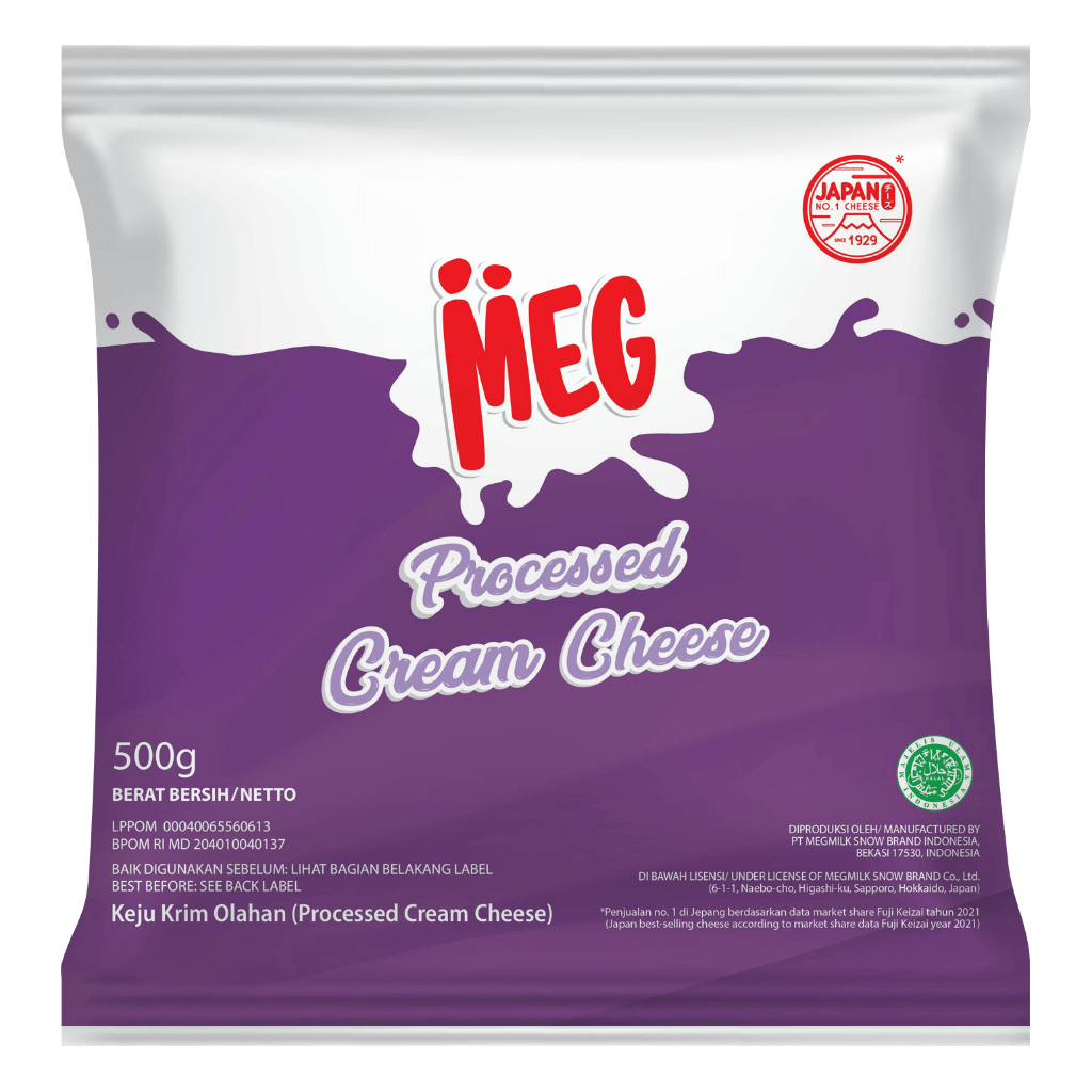 

MEG PROCESS CREAM CHEESE 500 GR (TNS)