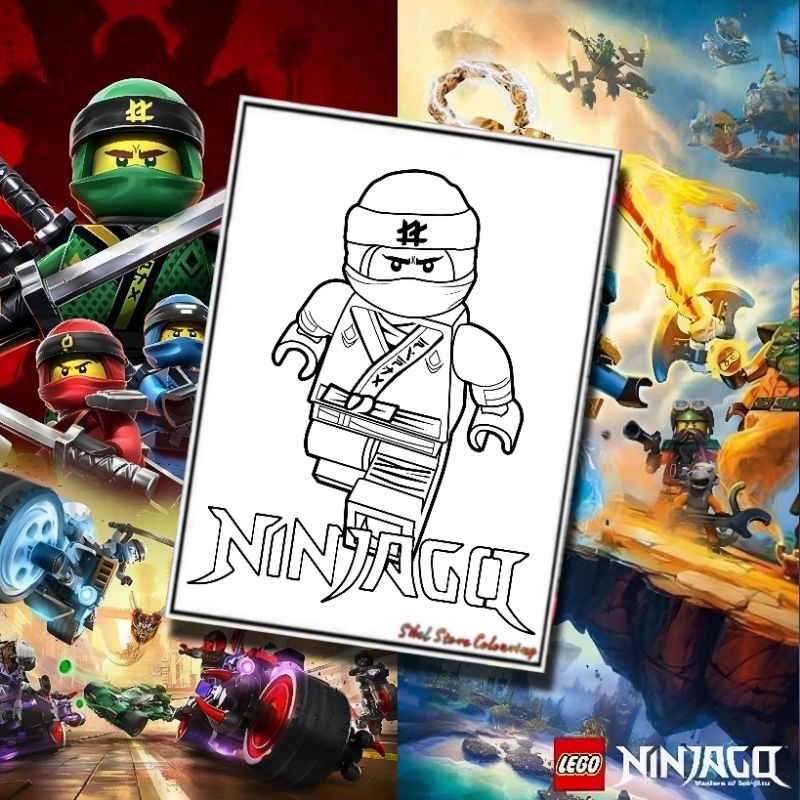 

Kertas Gambar Anak Tema Ninjago (10 Lembar) / Kertas Gambar Tebal 160 Gsm