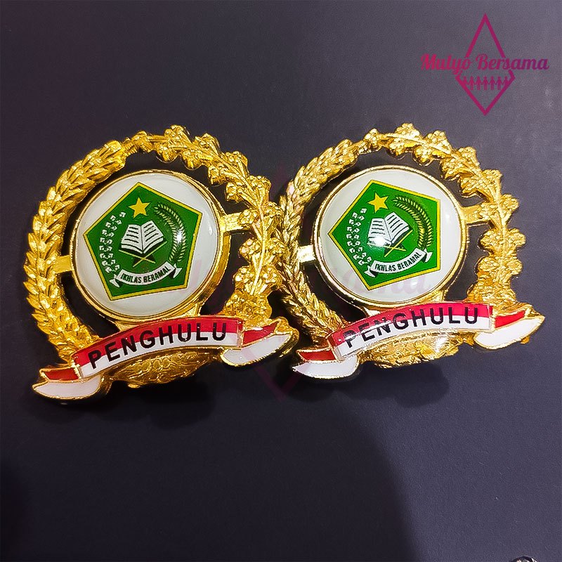Pin Bros Penghulu Padi Kapas Pin Penghulu Kemenag Pin Logo Kemenag Penghulu - Mulyo Bersama
