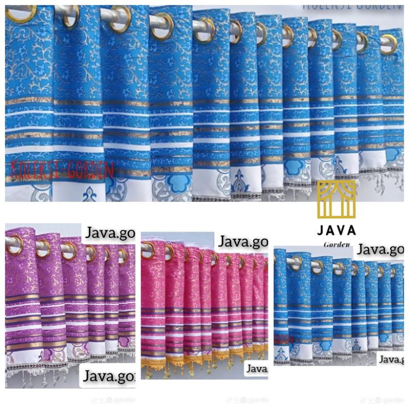 PONI GORDEN pintu dan gorden jendela pendek