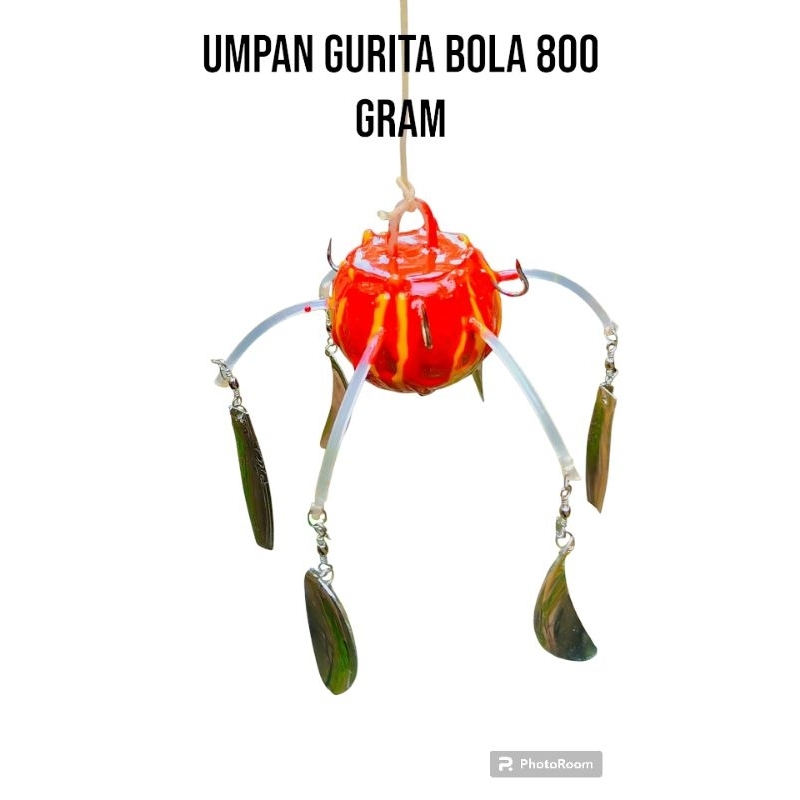 UMPAN GURITA BOLA 800 GRAM COCOK UNTUK MANCING DI PERAHU