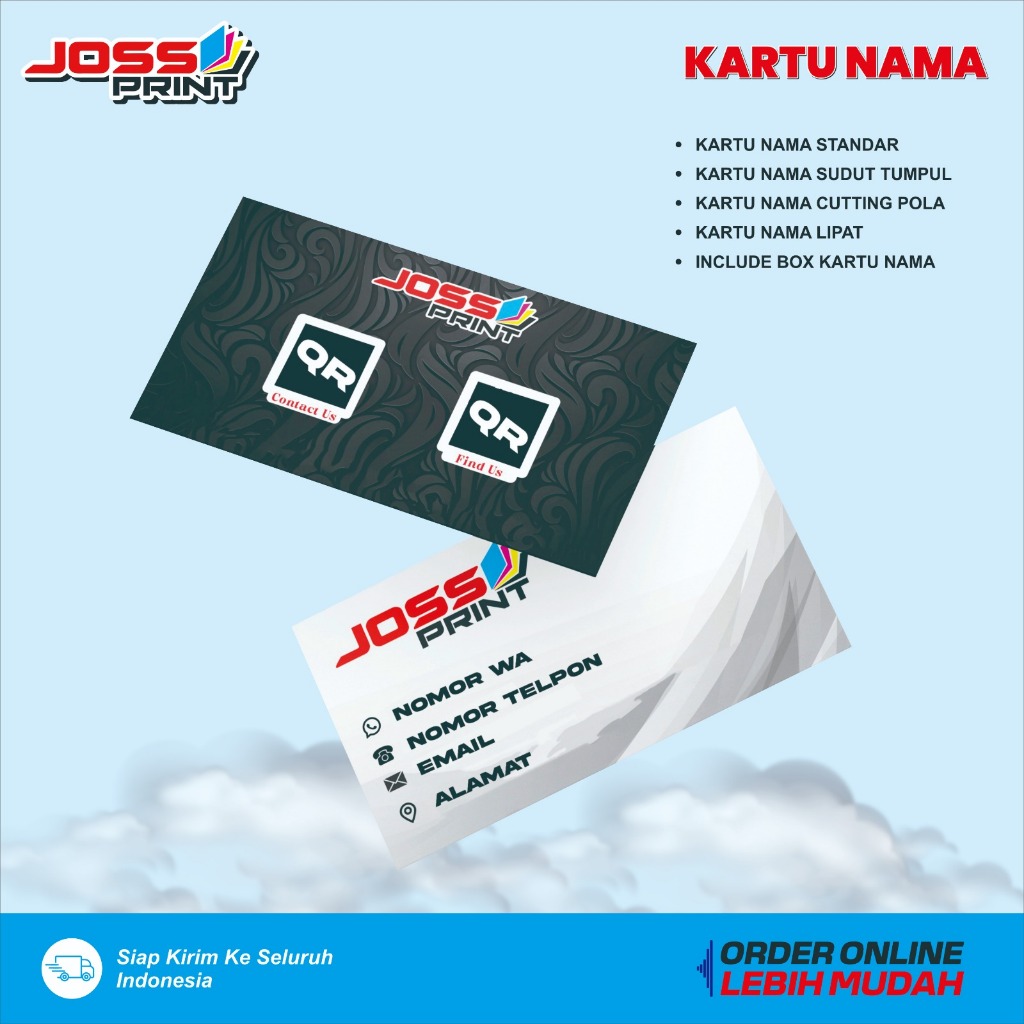 

Kartu Nama / Bussines Card free box| isi 100pcs