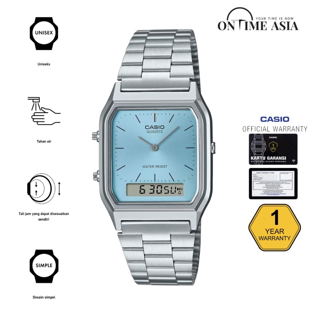Casio General AQ-230A-2A1MQYDF / AQ-230A-2A1MQY Original & Garansi