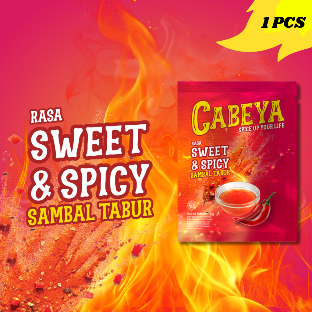 

Cabeya - Sambal Tabur Sweet & Spicy - 15g