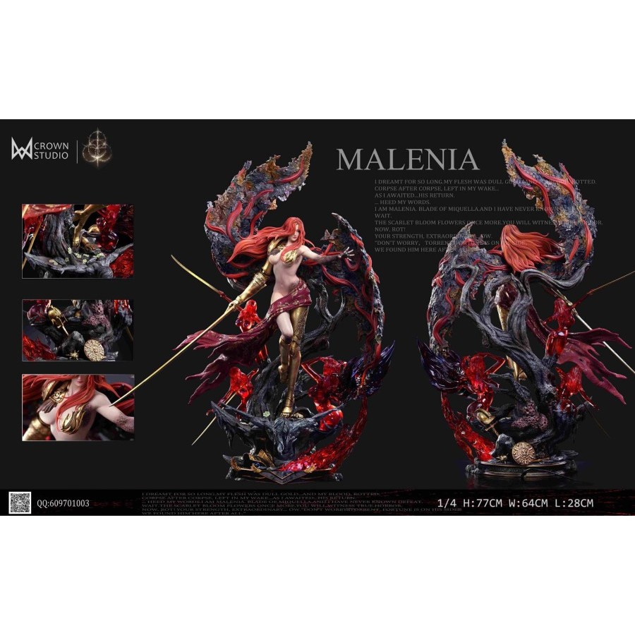 Crown Studio Malenia Elden Ring 1/4 FIGURE STATUE - Regular