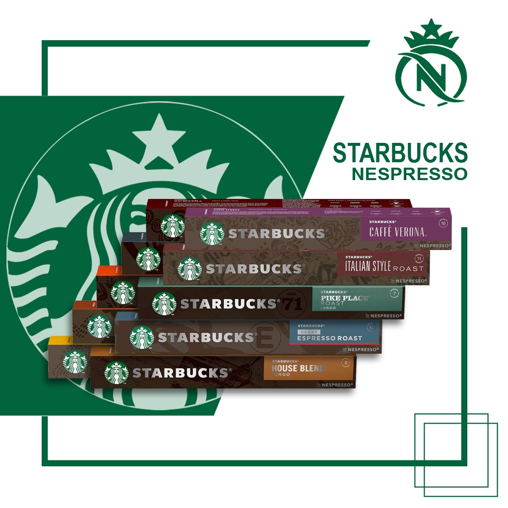 

Starbucks Capsule for Nespresso Machine Kemasan Pack - Kopi Kapsul Kompatibel Nespresso