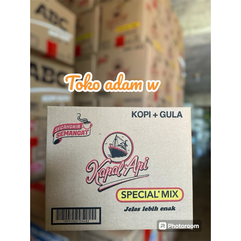 

kopi kapal apai spesial mix abc susu 1dus isi 12renteng 120sachet