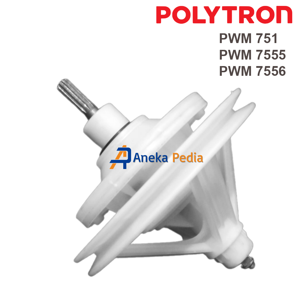 Premium GEARBOX POLYTRON 7,5 Kg PWM 751 7555 7556 8057 Gear Box GirBok Mesin Cuci 2 Tabung Politron