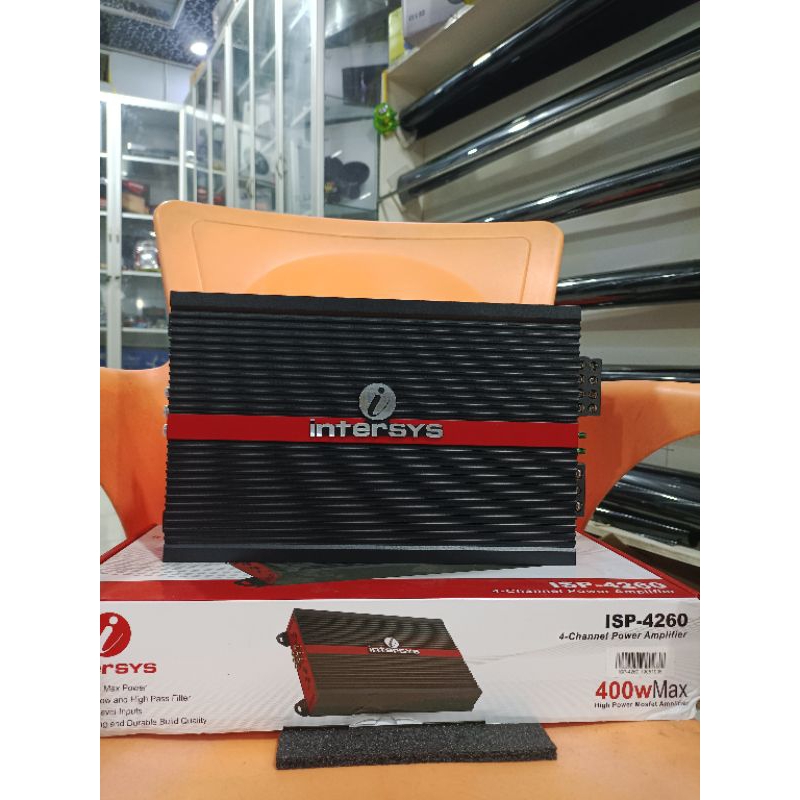 Power Amplifier 4 channel intersys ISP-4260 MOBIL UNIVERSAL
