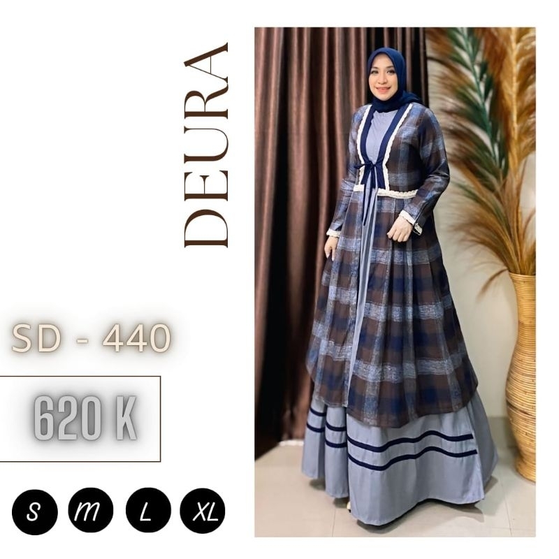 [MuVe BoutiQue] Deura One Set Dress + Outer SD-440