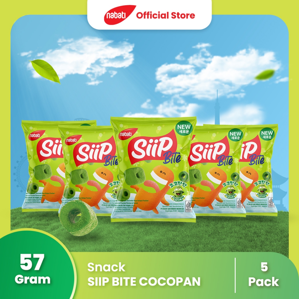 

Siip Bites Cocopan 57g (PAKET ISI 5)