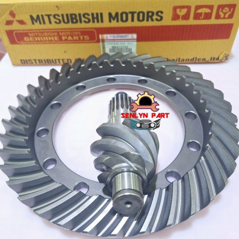 GEAR SET CROWN WHEEL GIGI GARDAN MITSUBISHI PS125 PS 125 CANTER 6X38 BARU ORI GARANSI