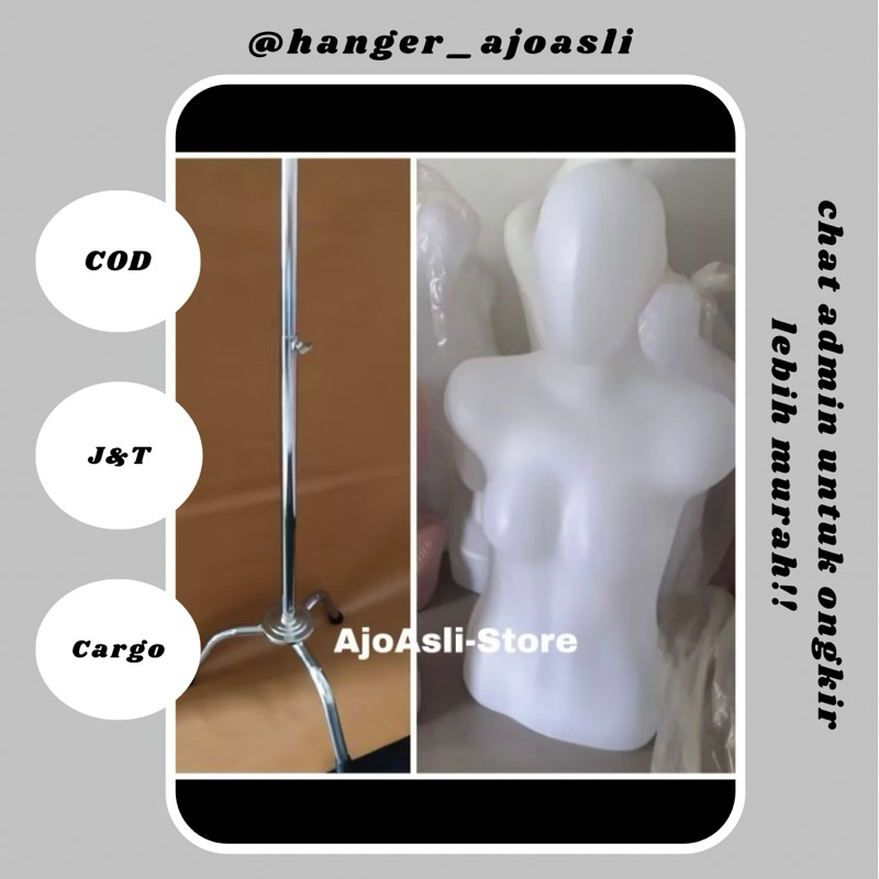 Manekin Cewek Torso Alien Patung Badan Cewek
