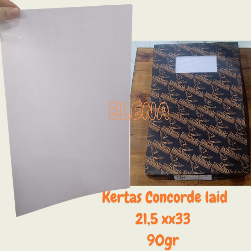 

kertas concorde F4 90 gr ( 20 lembar)/kertas sertifikat