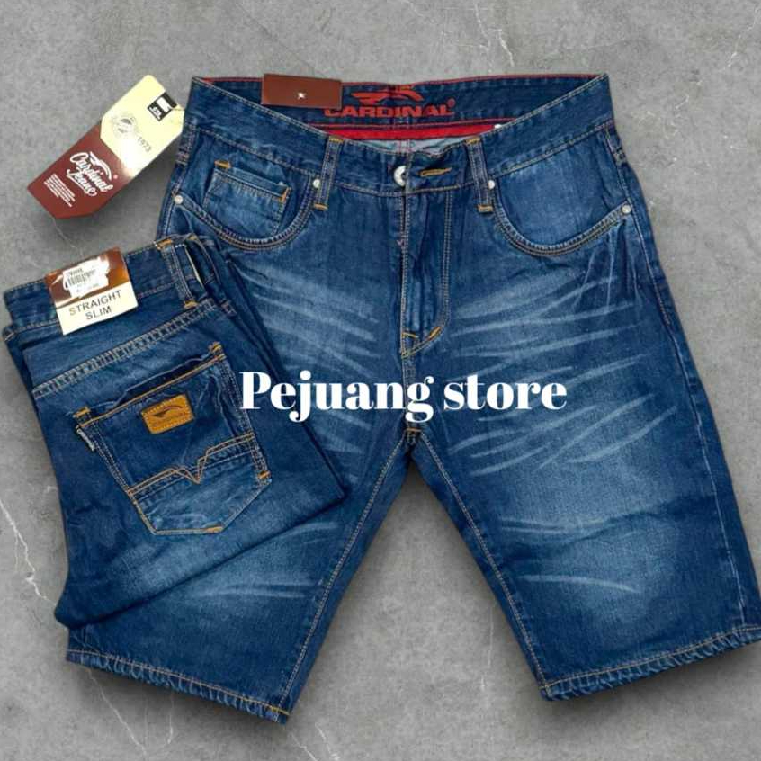 PROMO CELANA JEANS PENDEK CARDINAL CELANA PENDEK PRIA IMPORT PREMIUM TERLARIS