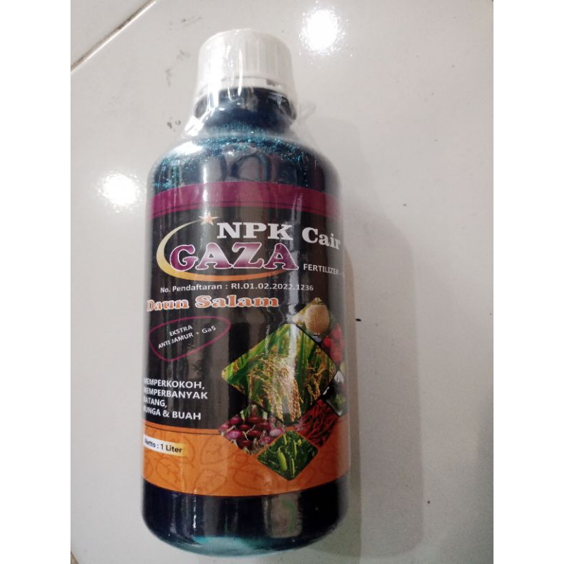 pupuk npk cair GAZA + silica 1ltr