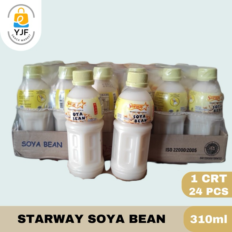 

Starway Soya Bean / Susu Kedelai / Soya Milk / Minuman Kacang Kedelai KARTON 24 PCS X 310ml