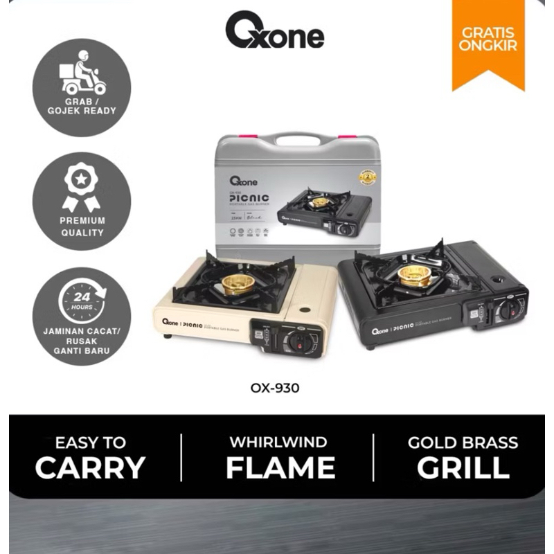 Oxone OX930 Picnic Portable Gas Burner | Kompor portable | Kompor Piknik