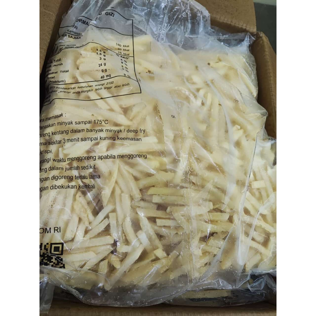 

Gogokita Kentang 2kg french fries shoestring 7mm kemasan 2 kg / 2000 GR