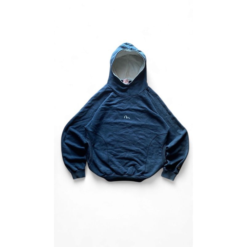 hoodie evisu big logo vintage