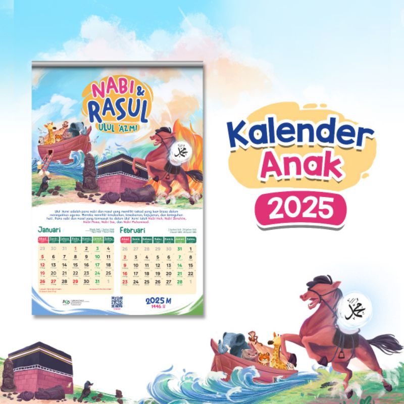 

[Ready] HBS - Kalender Edukatif Anak 2025 Nabi & Rasul