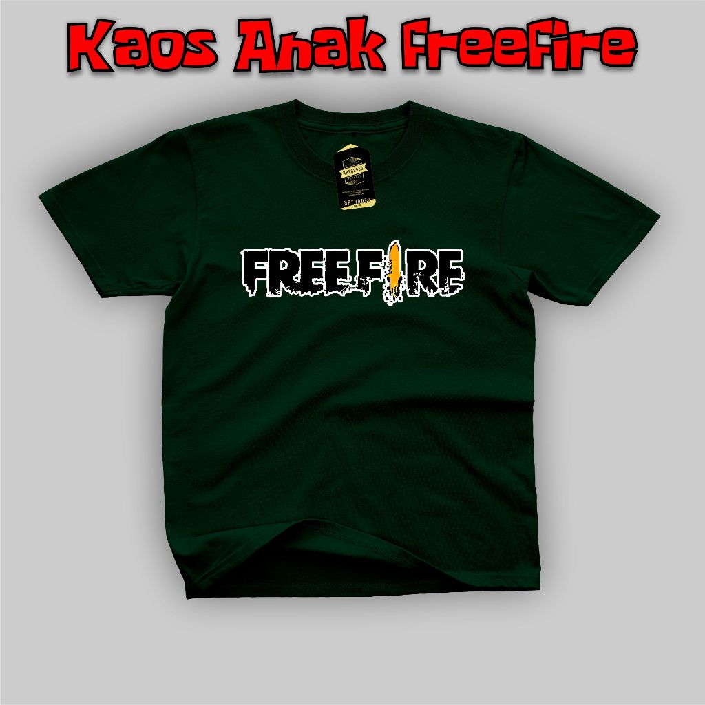 baju kaos free fire anak laki laki