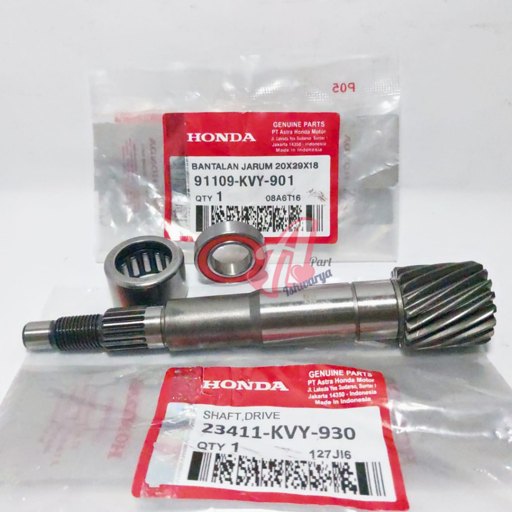 As Pully Beat Karbu Scoopy Karbu KVY + Bearing Lahar Bambu Set CVT Pully Honda Vario Beat Spacy KVB