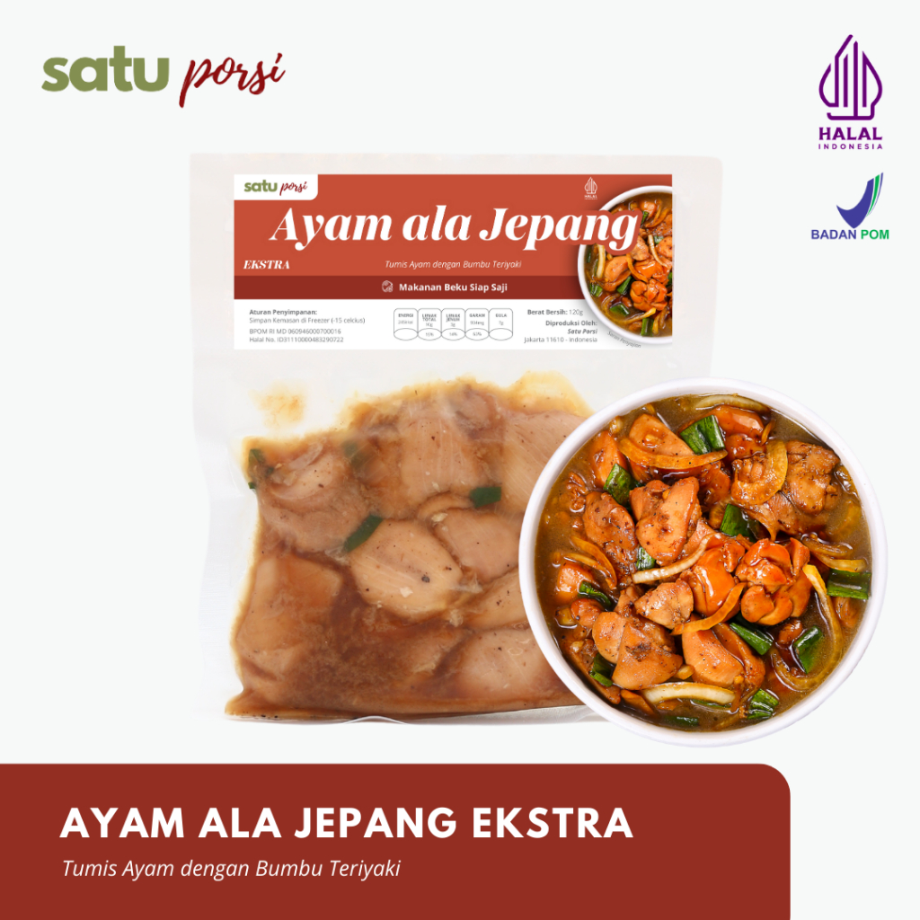 

Satu Porsi Ayam ala Jepang Ekstra