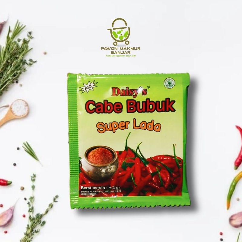 

DAISY'S CABE BUBUK SUPER LADA KEMASAN SACHET 4 GR